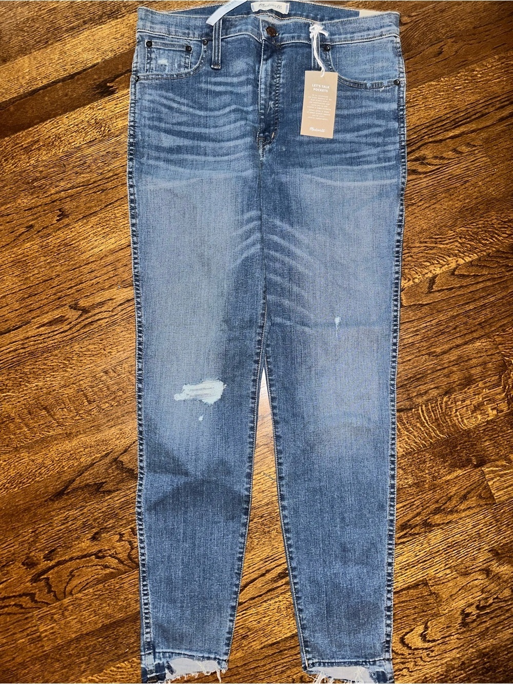 Madewell Woman’s Medium Blue Curvy High Rise Skinny Jeans - NWT Size 31